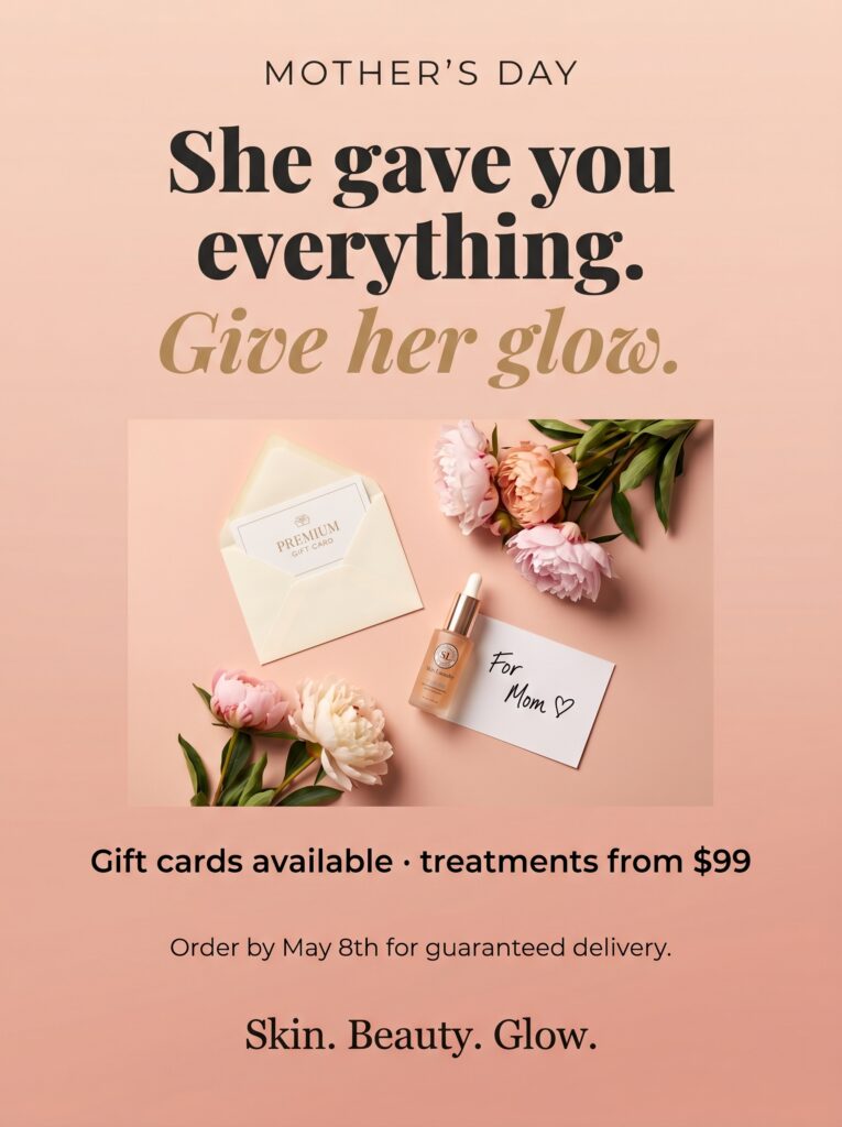 Occasion-based ad for Med Spa for Mother's Day