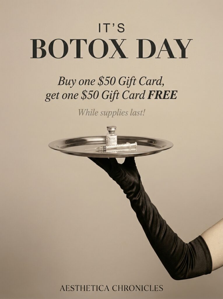 Limited edition event-based ad for Medspa increasing sales