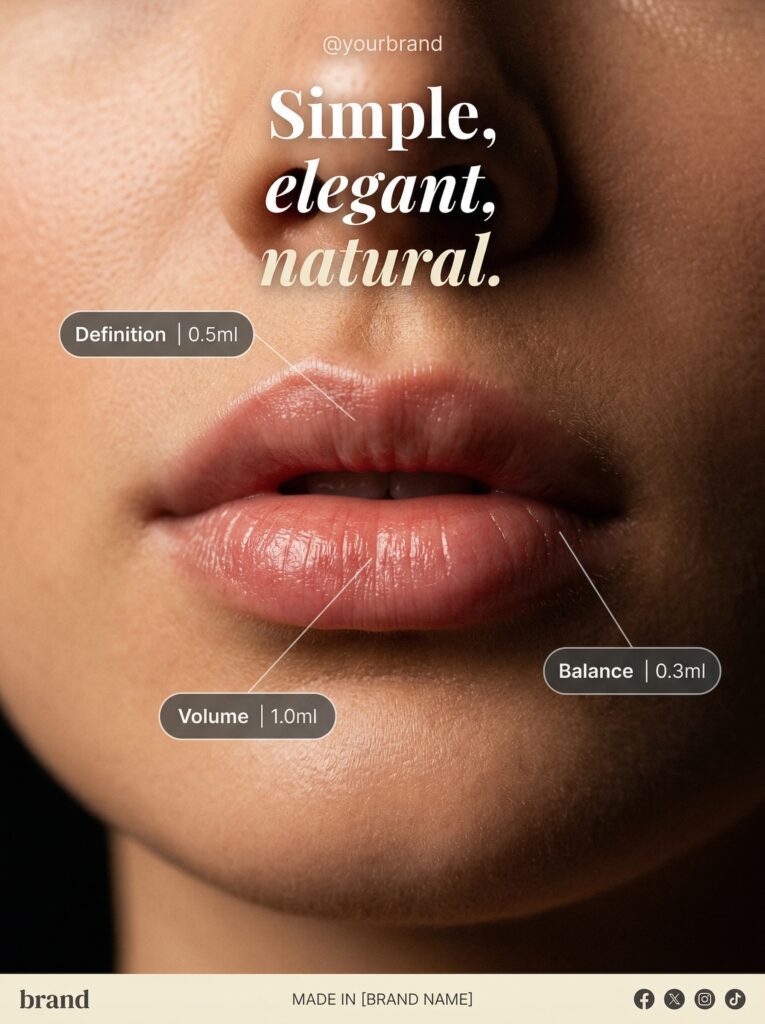 Medspa ad for behind-the-scenes feature display