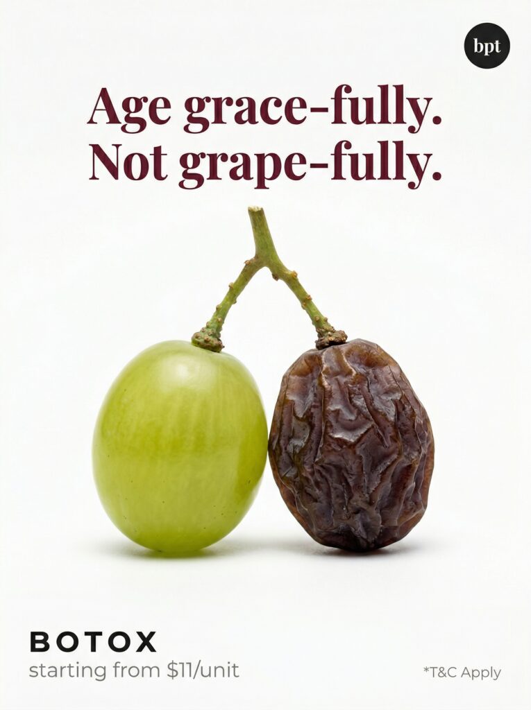 A scroll-stopping visual ad for med spas that stops scroll. 