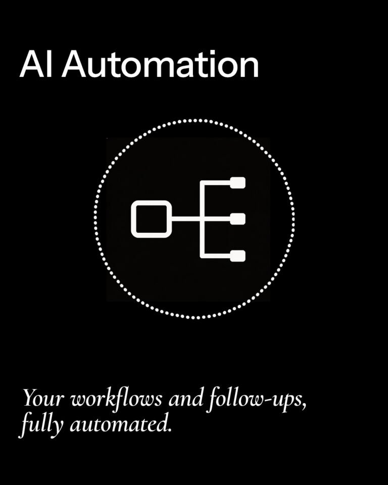 AI automation system for lead management, follow-ups, and workflow optimization